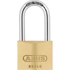 Woning Pittig Franje Abus 65/40HB40 hangslot hoge beugel 40mm messing - deurbeslag.nl