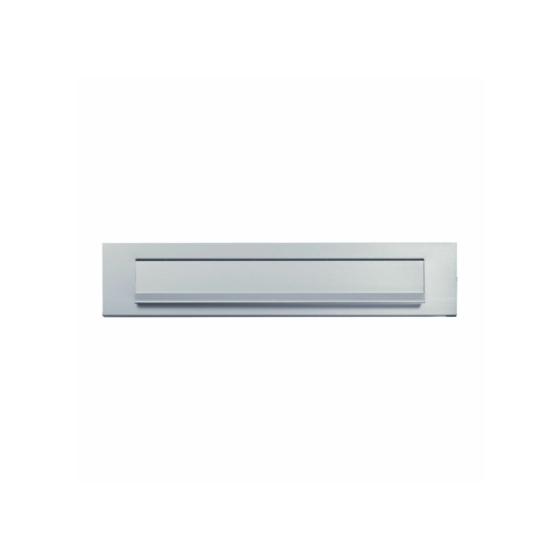Vakman Hinder Intact AXA briefplaat F1 aluminium naturel 67x325 mm - deurbeslag.nl