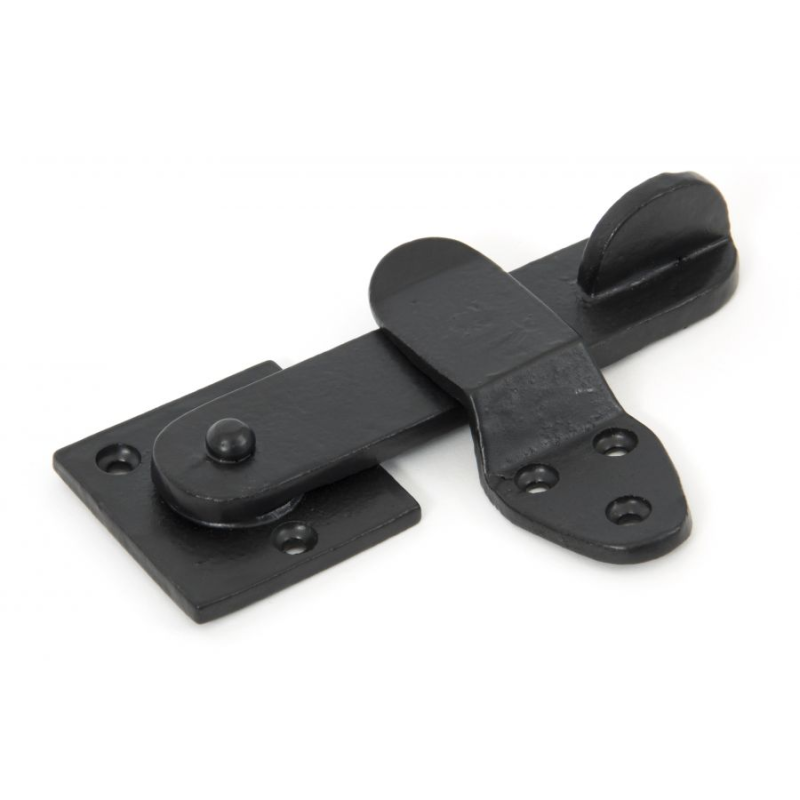 Wardlo loketsluiting 133mm smeedijzer zwart