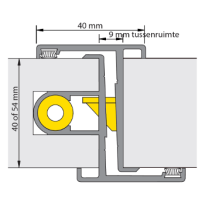 Alprokon 19-1 prefab basis deurnaaldset 2450 mm, DIN rechts