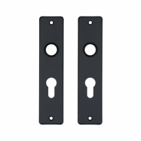 Aluminium binnendeurschild rechthoekig 180x41x6 mm PC55, zwart