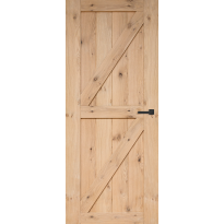 Austria binnendeuren Roble Dos rechts, stomp 78x211,5 cm