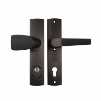 AXA 6662 All Black VH garnituur knop/kruk met kerntrekbeveiliging SKG3, PC92