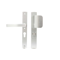 AXA 6765 Curve smal D-knop/kruk VH garnituur met kerntrekbeveiliging, PC55