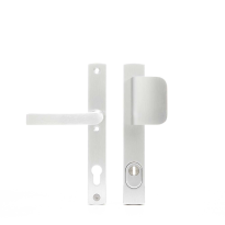 AXA 6765 Curve smal D-knop/kruk VH garnituur met kerntrekbeveiliging, PC92