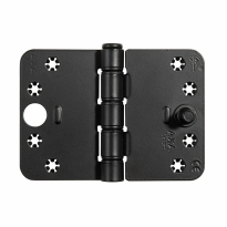 AXA Smart veiligheidssscharnier ronde hoek 89x125mm staal zwart