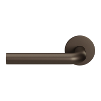 Dark blend L-Model 19mm Deurkruk op Rozet 53x6mm Linkswijzend GPF100VRA1