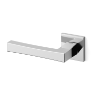 Deurkruk op rozet Telis 1161 chrome 50x50mm - linkswijzend