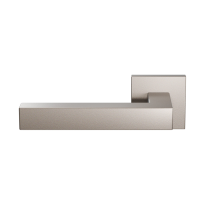 Deurkruk op rozet Zaki+ GPF1302.A3-02L, linkswijzend Mocca blend