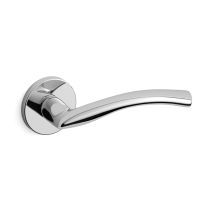 Deurkruk op rozet Zoom 351 chrome 51x6mm - rechtswijzend
