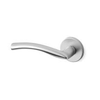 Deurkruk op rozet Zoom 351 satinchrome 51x6mm - linkswijzend