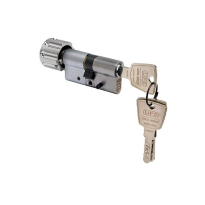 Dubbele europrofielcilinder Lips Octro 4000s knopcilinder SKG*** RVS