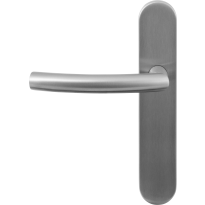 GPF1075.20L Tonga deurkruk op langschild blind linkswijzend