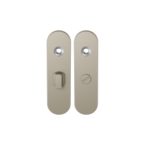 GPF1110.A4 kortschild afgerond WC55/8 grote knop Champagne blend