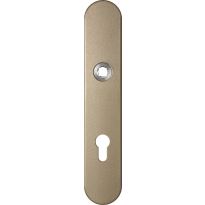 GPF1120.A3 langschild afgerond WC55/8 grote knop Mocca blend