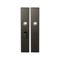 GPF1125.A1 langschild rechthoekig WC55/8 grote knop Dark blend