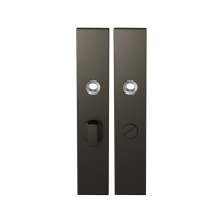 GPF1125.A1 langschild rechthoekig WC57/5 grote knop Dark blend