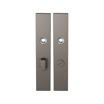 GPF1125.A3 langschild rechthoekig WC63/8 grote knop Mocca blend