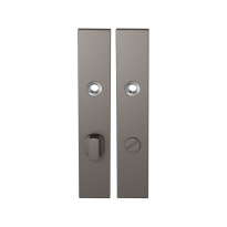 GPF1125.A3 langschild rechthoekig WC72/8 grote knop Mocca blend