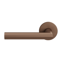 GPF115VRA2 Bronze Blend L-haaks model 19mm deurkruk op rozet 53x6mm linkswijzend