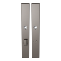 GPF1175.A3 langschild rechthoekig WC72/8 grote knop Mocca blend