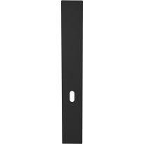 GPF1275.61L/R langschild XL rechthoekig BB56 zonder krukgat links-/ rechtsdraaiend zwart