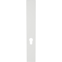 GPF1275.62L/R langschild XL rechthoekig PC55 zonder krukgat links-/ rechtsdraaiend wit