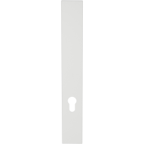 GPF1275.62L/R langschild XL rechthoekig PC72 zonder krukgat links-/ rechtsdraaiend wit