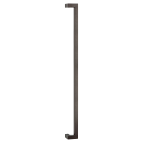 GPF13 deurgreep verkropt 22x22x800mm hoogte 60mm Dark blend