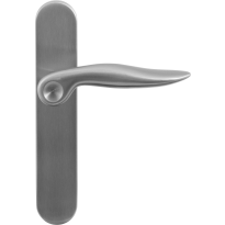 GPF1330.20 Kare deurkruk op langschild blind