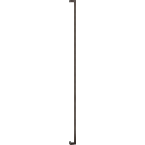 GPF14 deurgreep verkropt 30x30x2000mm hoogte 60mm Dark blend