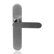 GPF2095.20 Knipo duo deurkruk op langschild WC57/5 grote knop