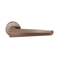 GPF3112.A2.00 Rua deurkruk op ronde rozet Bronze blend, 50x8mm