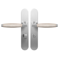 GPF4043.20 Ika XL deurkruk op langschild WC63/8 normale knop