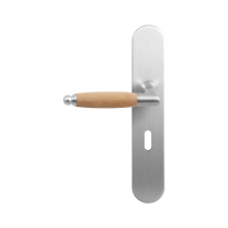 GPF4140.20L Ika deurkruk op langschild BB56 linkswijzend