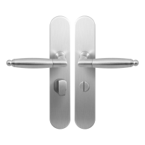 GPF4145.20 Ika deurkruk op langschild WC57/5 grote knop