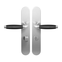 GPF4230.20 Ika deurkruk op langschild WC63/8 normale knop