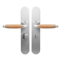 GPF4340.20 Ika deurkruk op langschild WC57/5 grote knop