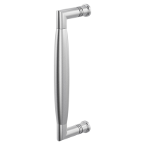 GPF4945.09C deurgreep Ika haaks 207x63/191mm RVS geborsteld