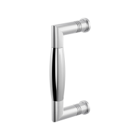 GPF4948.09A deurgreep Ika RVS geborsteld/RVS gepolijst haaks 130x60/114mm