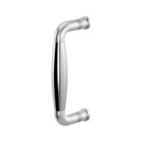 GPF4949.09B deurgreep Ika RVS geborsteld/RVS gepolijst gebogen 157x62/141mm