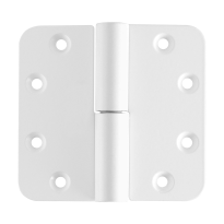 Paumelle 89x96 mm Egaal DIN Rechts Ronde Hoek Wit GPF6351.66 