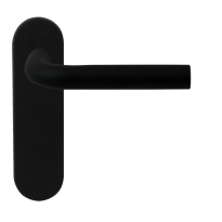 GPF8200.10 Aka deurkruk op kortschild zwart