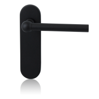 GPF8245.10 Hipi deurkruk op kortschild zwart PC72