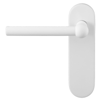 GPF8247.50L Hipi deurkruk op kortschild wit linkswijzend PC72