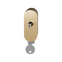 GPF9250.P4.0032 draaikiepmechanisme afsluitbaar, PVD mat messing