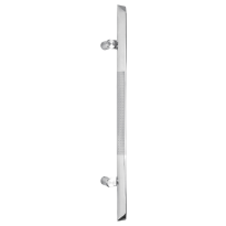 GPF9770.59 deurgreep GPF25 driehoek 40x36x800/500mm incl. bevestiging gepolijst RVS geborsteld