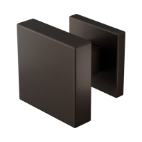 GPF9858.A1-02 Dark Blend vierkante knop S5 60x60x16mm incl. wisselstift op vierkant rozet
