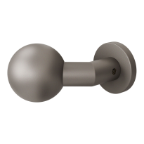 GPF9953.A3-00 Mocca blend verkropte kogelknop S1 55mm draaibaar met ronde rozet