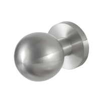 GPF9954.09-00 RVS mat kogelknop S1 50mm draaibaar met ronde rozet